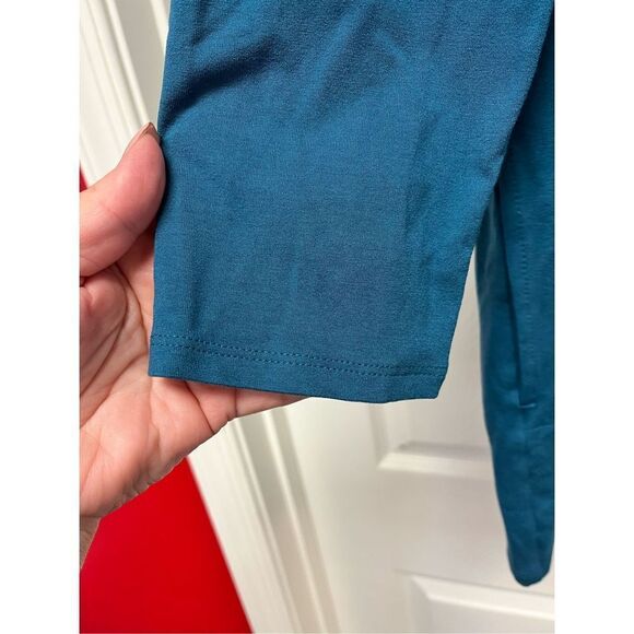 J. Jill Wearever Teal Blue Long Pocket Cardigan sz 1X EUC - Picture 7 of 7
